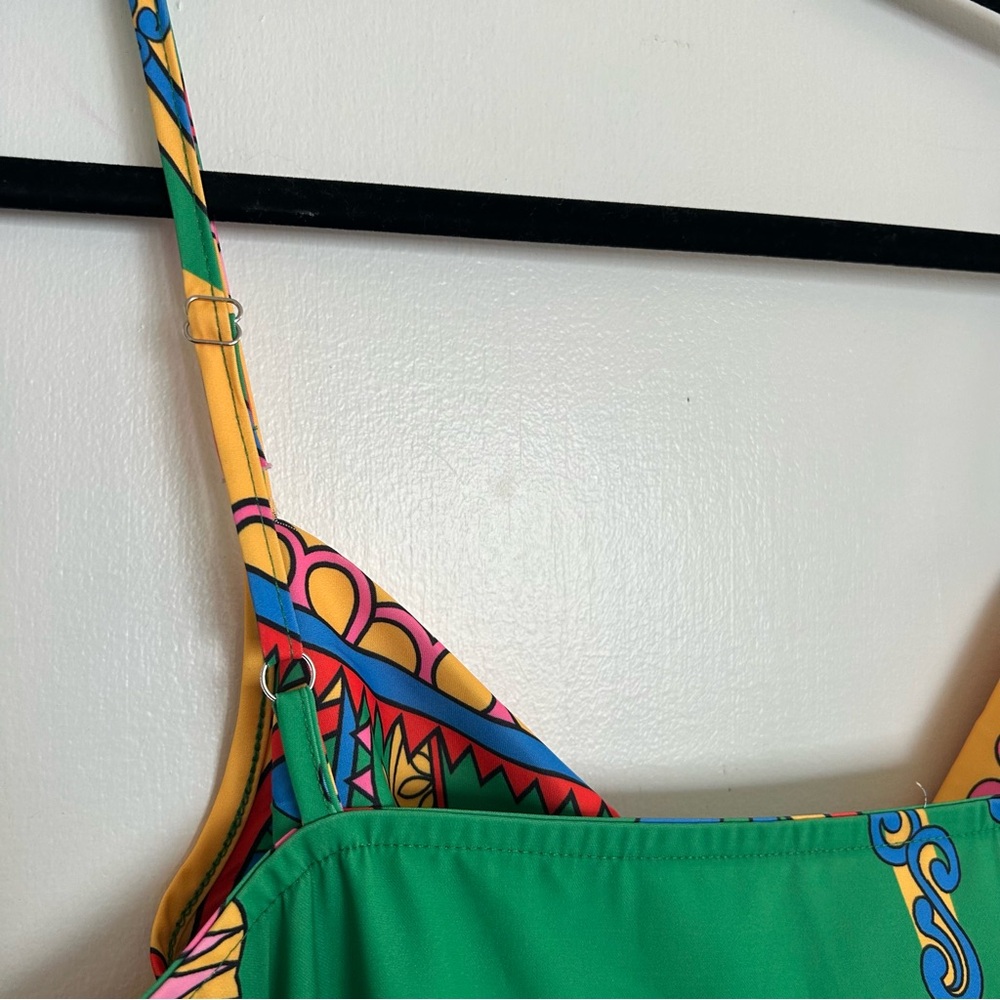 NWT Micas Patterned Cocktail Dress with adjustable straps - Picture 9 of 12